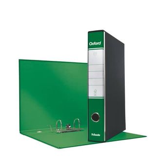 Registratore Oxford G82 - dorso 5 cm - commerciale 23 x 30 cm - verde - Esselte