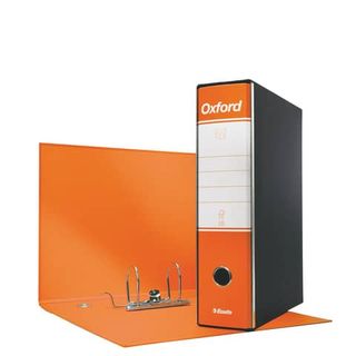 Registratore Oxford G83 - dorso 8 cm - commerciale 23 x 30 cm - arancione - Ess…