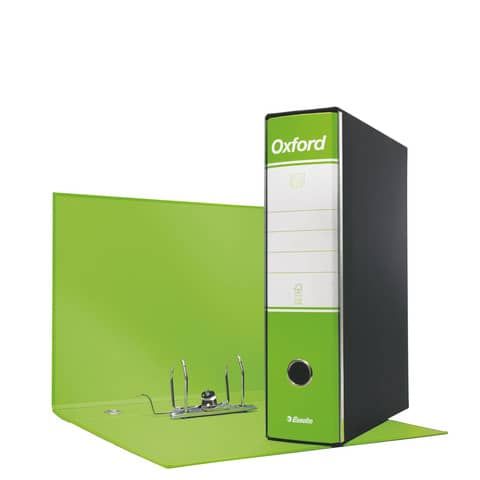 Registratore Oxford G85 - dorso 8 cm - protocollo 23 x 33 cm - verde lime - Ess…