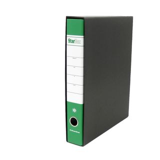 Registratore Starbox sfuso - dorso 5 cm - protocollo 23 x 33 cm - verde - Starl…