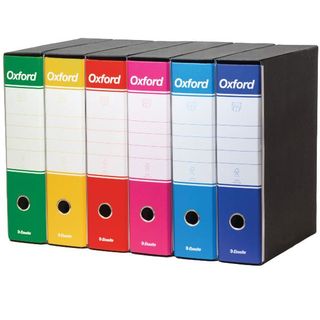 Registratori Oxford G85 - dorso - 8 cm - protocollo 23 x 33 cm - colori assorti…
