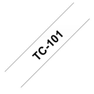 Brother - Nero, trasparente - Rotolo (1,2 cm x 7,7 m) 1 pezzi nastro stampante …