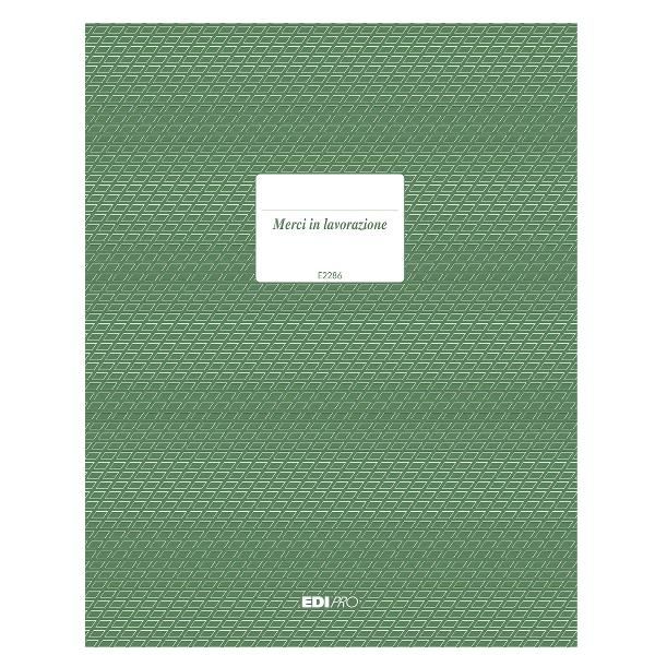Registro merci in lavorazione - 31 x 24cm - 47 fogli - Edipro