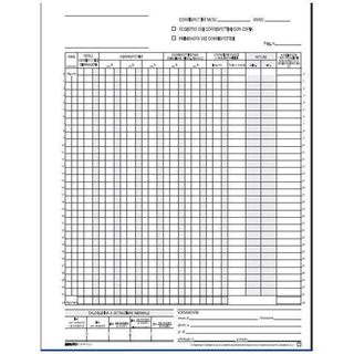 Registro prima nota Iva corrispettivi - 13/13 fogli autoricalcanti - 29,7 x 23c…