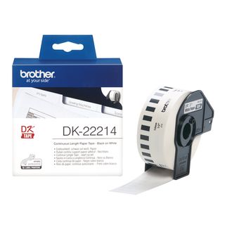Brother - Rotolo etichetta continua - carta adesiva - Nero/Bianco - 12mm x 30,4…