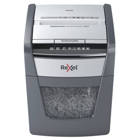 Rexel Optimum AutoFeed+ 50X - Distruggidocumenti - taglio incrociato - 4 x 28 m…