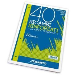 Ricambi rinforzati 40Fg A5 80gr 1 rigo 2326 Blasetti