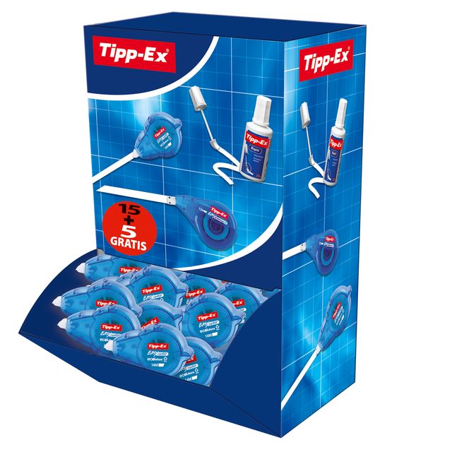 Ricariche correttore a nastro Easy refill - 4,2 mm x 14 mt - Tipp-Ex - box 10 p…