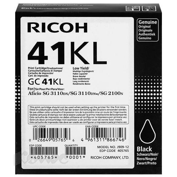 Ricoh GC 41KL - Low Yield - nero - originale - cartuccia d'inchiostro - per Nas…