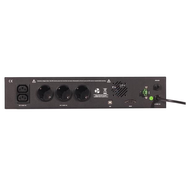 Riello UPS iDialog IDR 600 - UPS (montabile in rack) - 230 V c.a. V - 360 Watt …