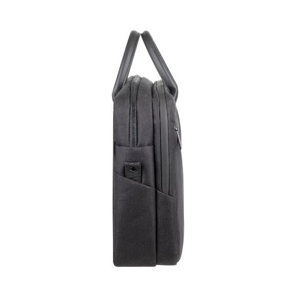 Rivacase Borsa ECO per Laptop 15,6' con cinghia trolley Nero
