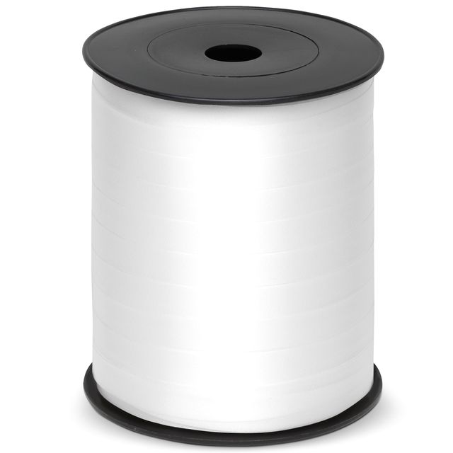 Rocca di nastro liscio 6800 - 9,5mmx250mt - bianco 01 - Brizzolari