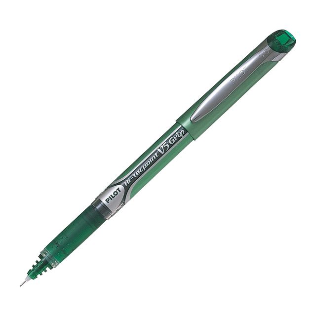 Roller Hi Tecpoint V5 Grip - punta 0,5mm - verde - Pilot