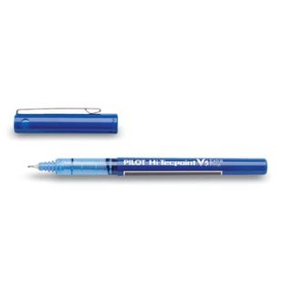 Roller Hi Tecpoint V5 con cappuccio - punta 0,5mm - blu - Pilot - conf. 16 + 4 …