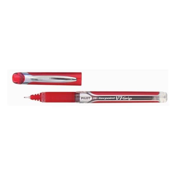 Roller Hi Tecpoint V7 Grip - punta 0,7mm - rosso - Pilot