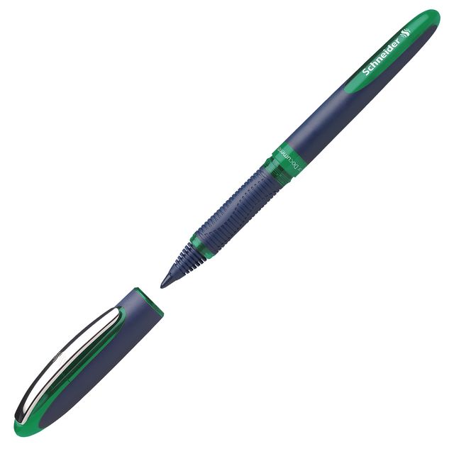 Roller One Business con cappuccio - tratto ultra smooth 0,6mm - verde - Schneid…