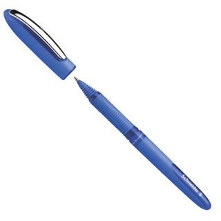 Roller One Hybrid C con cappuccio - tratto 0,3mm - blu - Schneider