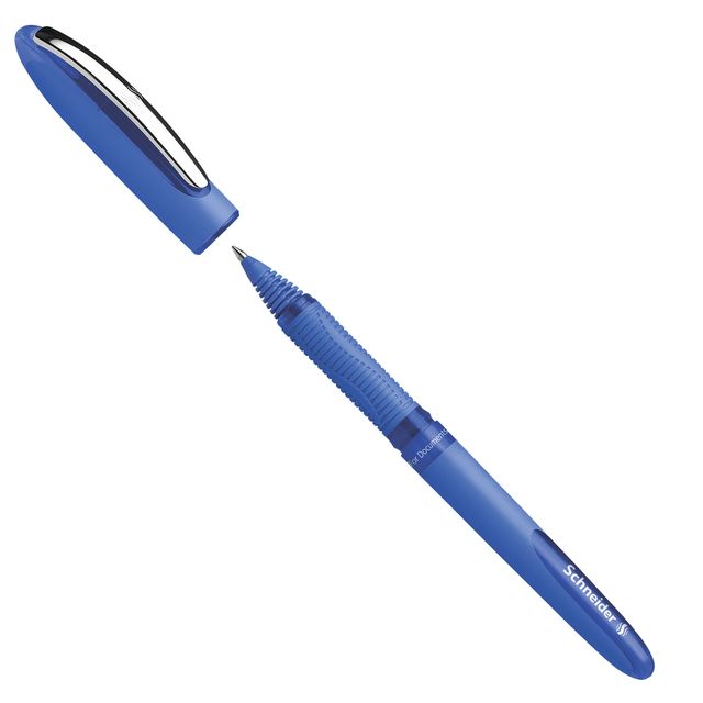 Roller One Hybrid C con cappuccio - tratto 0,5mm - blu - Schneider