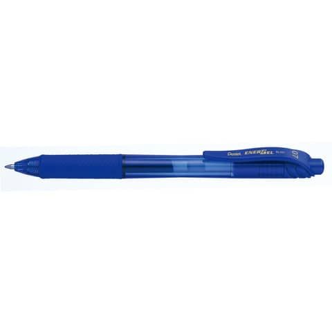 Roller a scatto Energel X BL107 - punta 0,7mm blu - Pentel