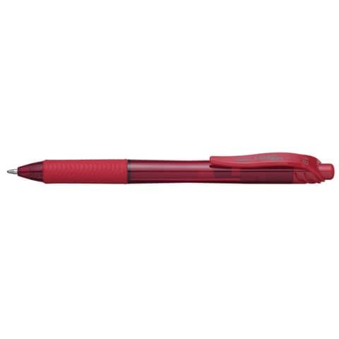 Roller a scatto Energel X Click BL110 - punta 1,0mm - rosso - Pentel