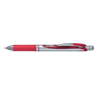 Roller a scatto Energel XM Click - punta 0,7 mm - rosso - Pentel