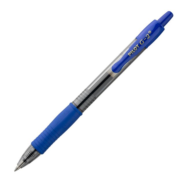 Roller gel a scatto G-2+ - punta 0,7mm - blu - Pilot