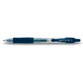 Roller gel a scatto G-2+ - punta 0,7mm - blu scuro - Pilot