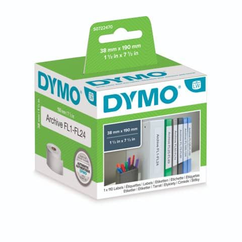 Rotolo 110 etichette LW 990180 - 38 x 190 mm - carta - registratore piccolo - b…