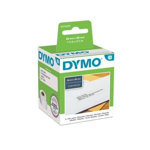 Rotolo 130 etichette LW 990100 - 28 x 89 mm - carta - indirizzi standard -bianc…