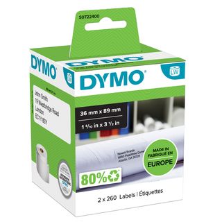 Rotolo 260 etichette LW 990120 - 36 x 89 mm - carta - indirizzi estesi - bianco…