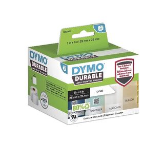 Rotolo 850 etichette LW Durable 1933083 - 25 x 25 mm - PP - bianco - Dymo - con…