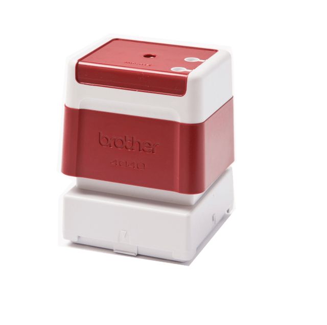 Brother 4040 - Timbro - preinchiostrato - rosso - testo personalizzabile - 40 x…