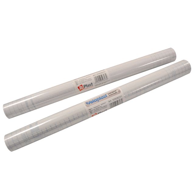 Rotolo coprilibro Veloplast - 5 m x 45 cm - PP - 60 mic - liscio adesivo - tras…