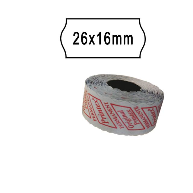 Rotolo da 1000 etichette a onda per Printex Smart 16/2616 e Z Maxi 6/2616 - 26x…