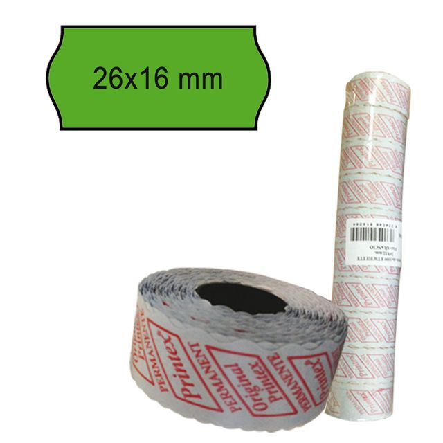 Rotolo da 1000 etichette a onda per Printex Smart 16/2616 e Z Maxi 6/2616 - 26x…