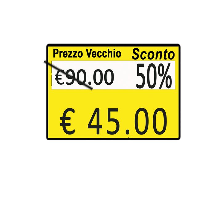 Rotolo da 600 etichette per Printex Z 17 - PREZZO VECCHIO…SCONTO… - 26x19 mm - …