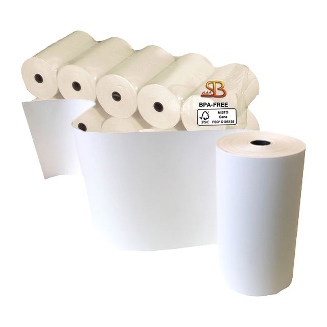 Rotolo per calcolatrici e stampanti - 57 mm x 40 m - diametro esterno 55 mm - a…