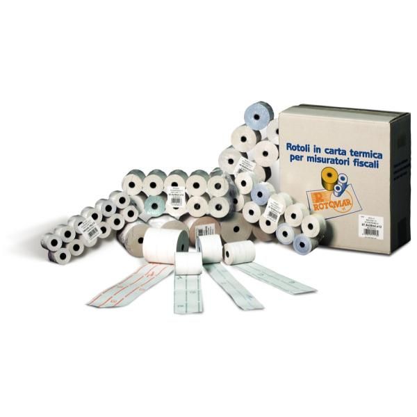 Rotolo per registratori cassa - carta termica BPA free - 57,5 mm x 20 mt - diam…