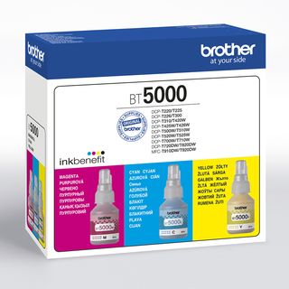 Brother BT5000CL Value Pack - Confezione da 3 - 48.8 ml - giallo, ciano, magent…