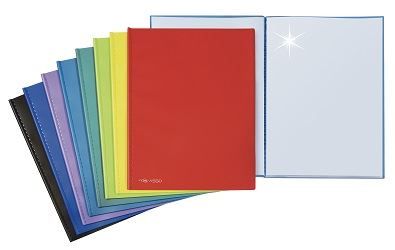 SEI ASSO - Porta listini - 10 compartimenti - per A4 - rosso