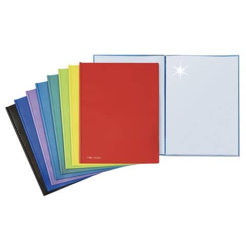 SEI ASSO - Porta listini - 20 compartimenti - per A4 - rosso