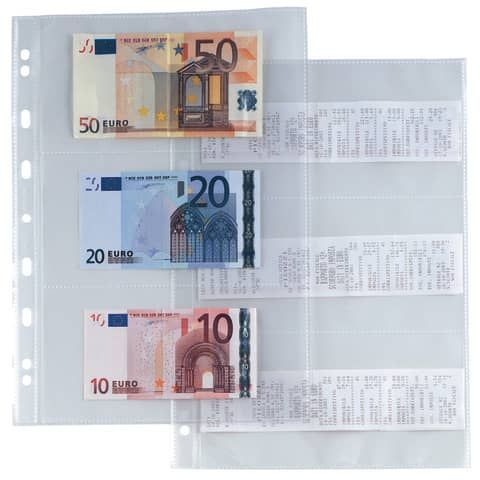 SEI ATLA 6 S - Busta trasparente - 6 compartimenti - per 190 x 95 mm - traspare…