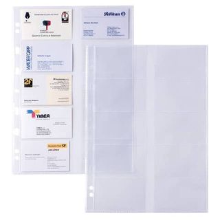 SEI ATLA CARD - Pagina per biglietti da visita - 10 compartimenti - per 55 x 90…