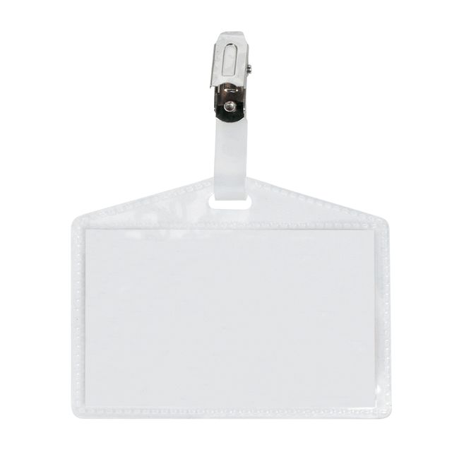 SEI PASS 3 P - Porta badge - per 95 x 60 mm - clip (pacchetto di 10)