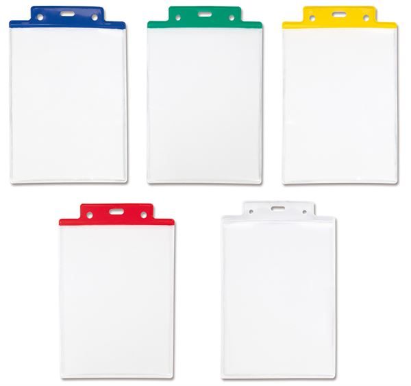SEI PASS 6 S A6 - Porta badge - per 100 x 150 mm - bianco (pacchetto di 50)