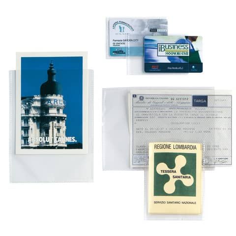 SEI SOFT - Tasca protettiva - per 250 x 350 mm - trasparente