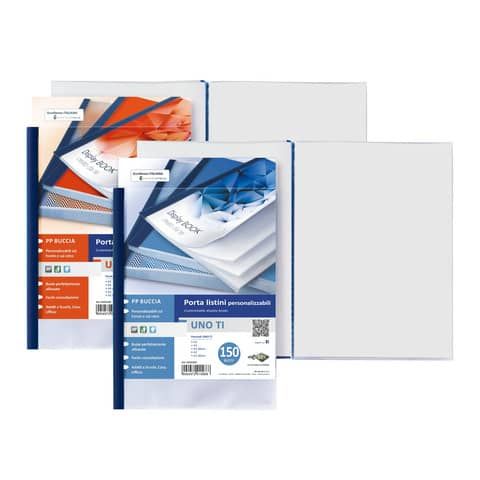 SEI UNO TI - Porta listini - 24 compartimenti - per A4 - blu