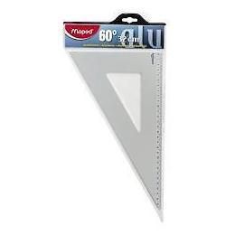 SQUADRA 37 CM 60° ALLUMINIO