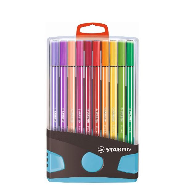 STABILO - Penna a punta sottile - colori assortiti - inchiostro base acqua - 1 …