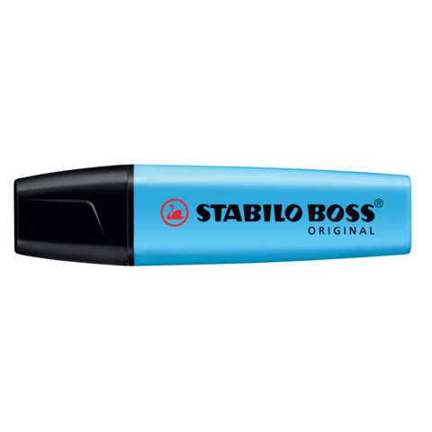 STABILO BOSS ORIGINAL - Evidenziatore - blu fosforescente - inchiostro base acq…